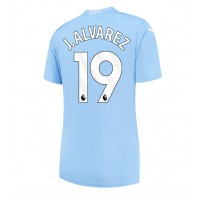 Manchester City Julian Alvarez #19 Hemmatröja Kvinnor 2023-24 Korta ärmar